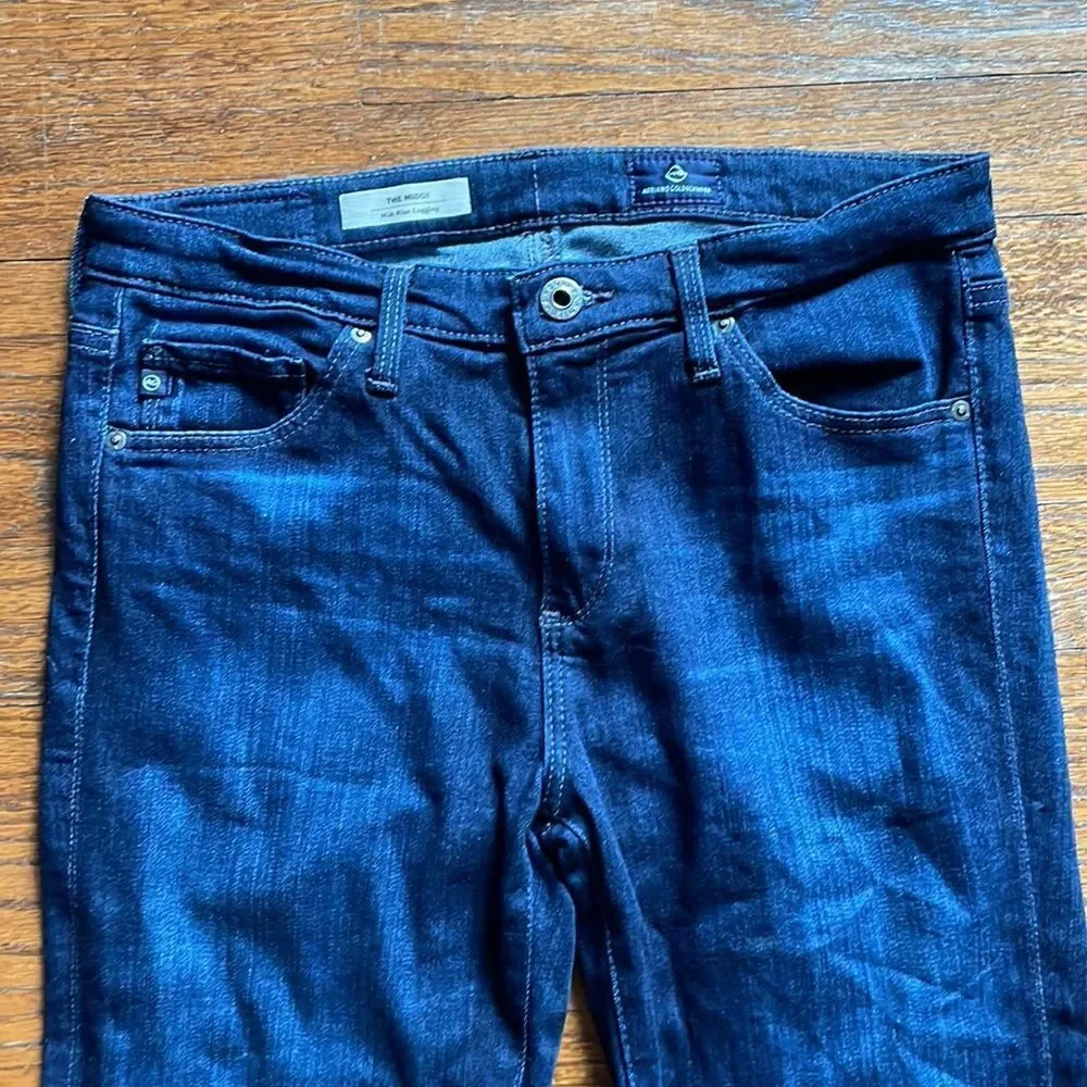 AG Adriano Goldschmied The Middi Mid Rise Legging Jeans